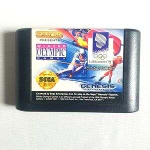 U.S Gold Presents Winter Olympic Game Lillehammer '94 Video Game Sega Genesis
